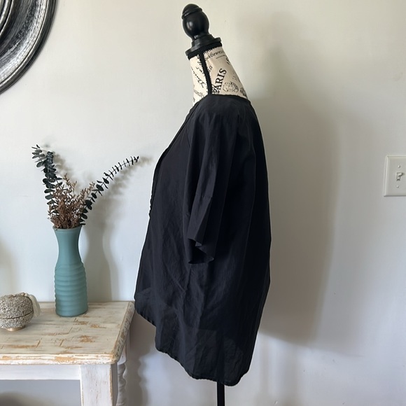 Kate Spade Saturday Silk Blend Nursing Friendly Split Front Top Women's size S - Picture 4 of 8